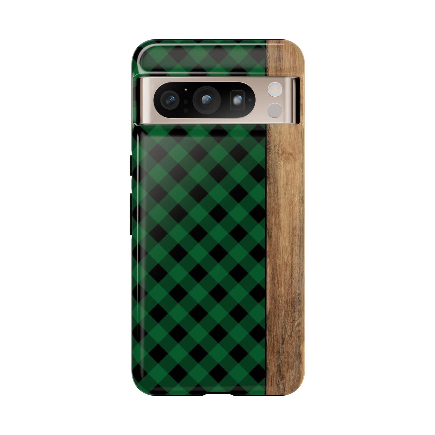 Green Plaid Phone Case