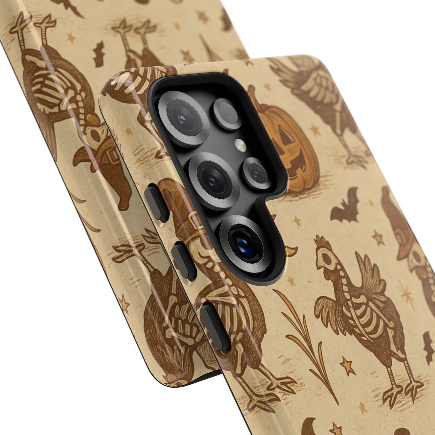 Rustic Skeleton Chickens Tough Phone Case