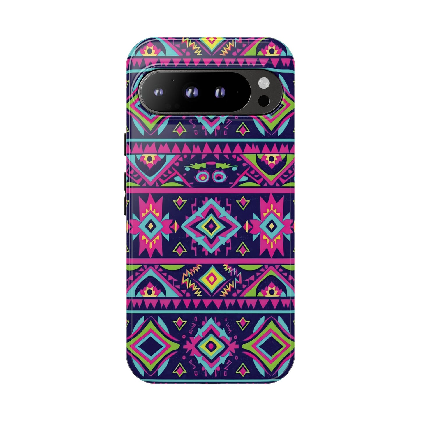 Neon Aztec Phone Case