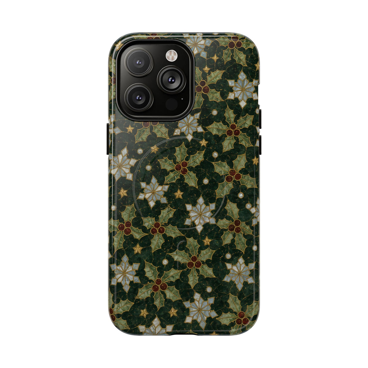 Mosaic Snowflakes Magnetic Case