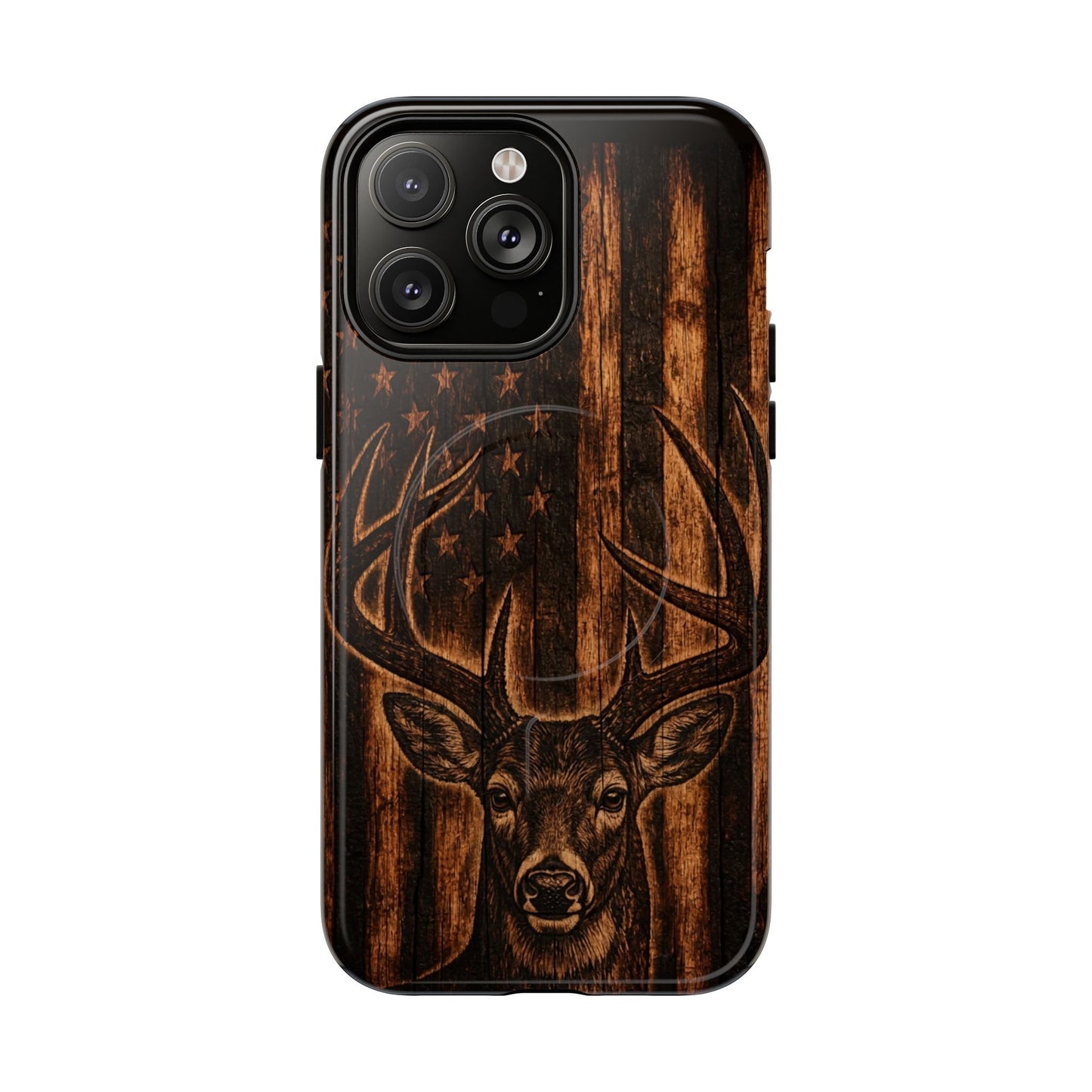 Carved Buck Magnetic Case