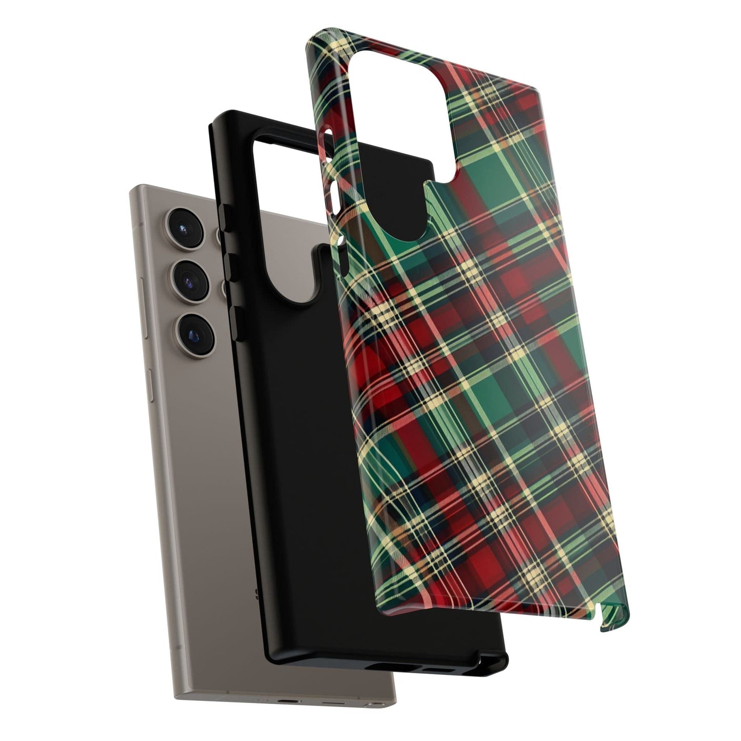 Country Christmas Plaid Phone Case