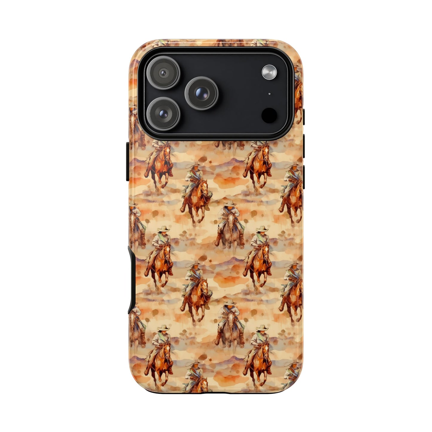 Western Horse Pattern Tough Phone Case