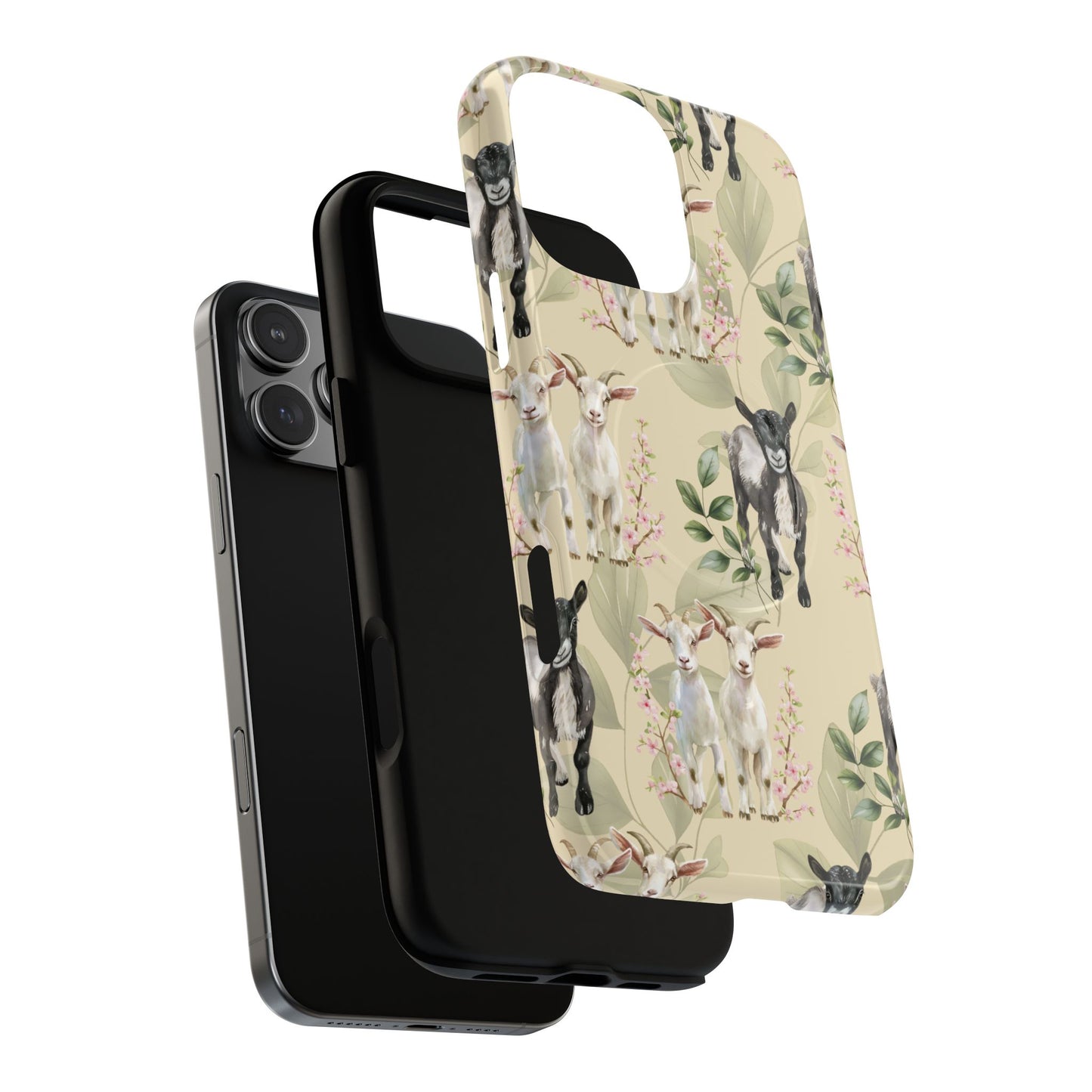 Floral Goats Magnetic Case
