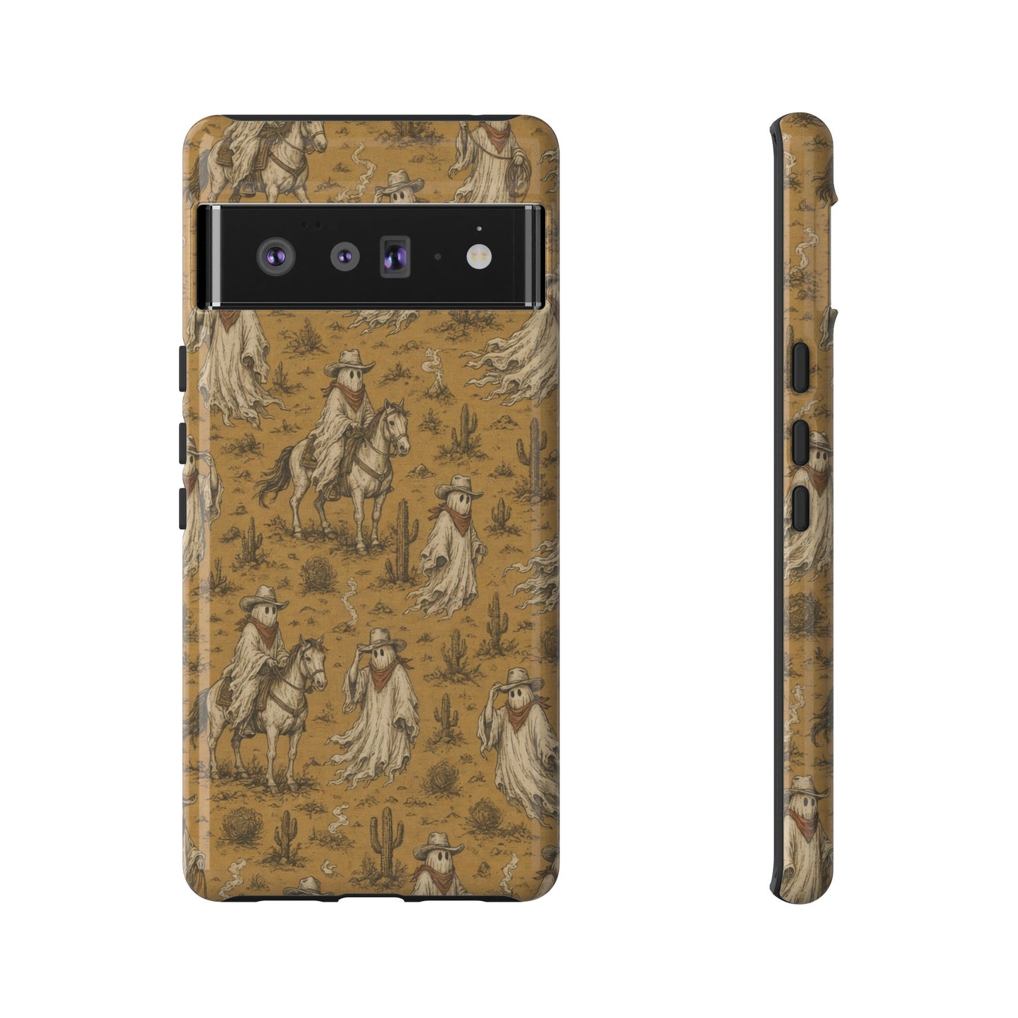 Ghost Cowboy Toile Tough Case