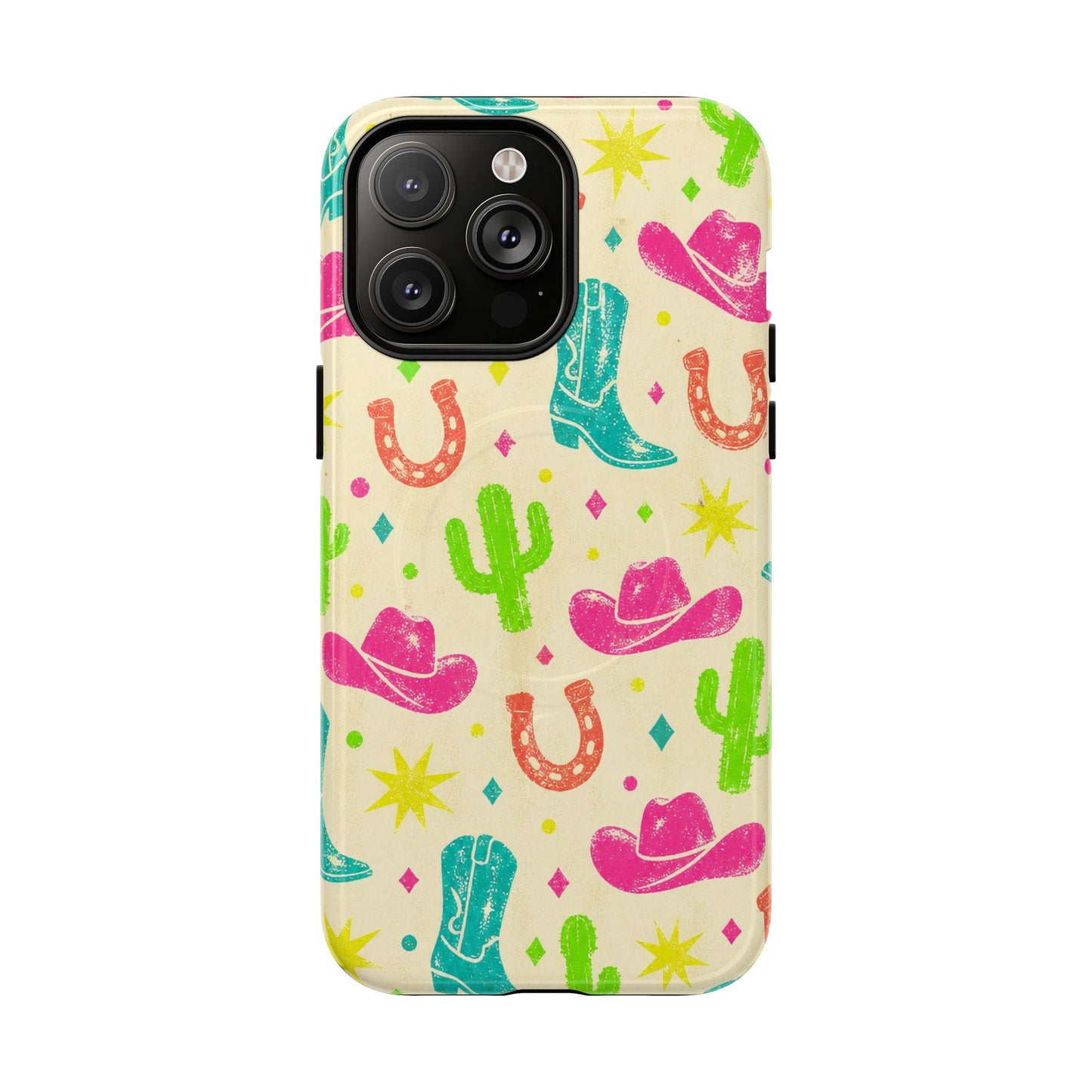 Neon Stamp Magnetic Case