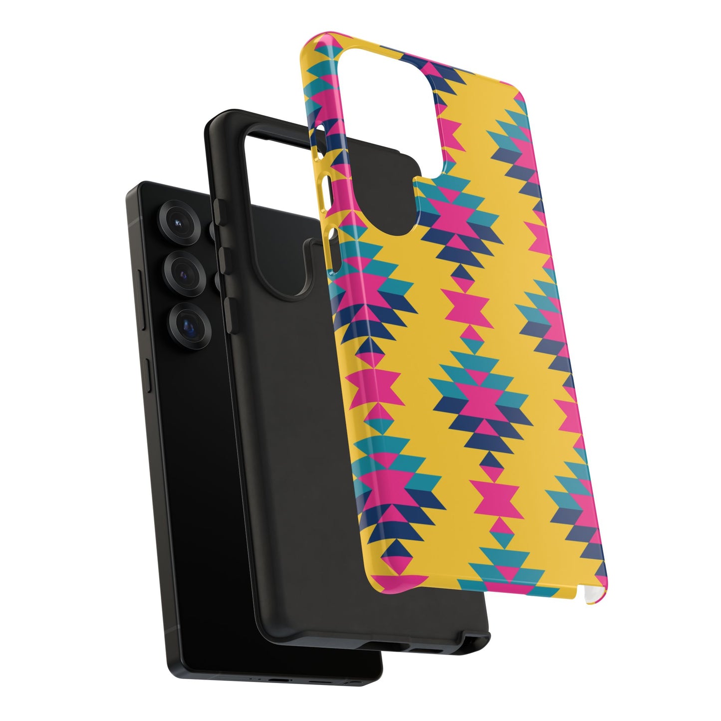 Yellow Pink Aztec Phone Case