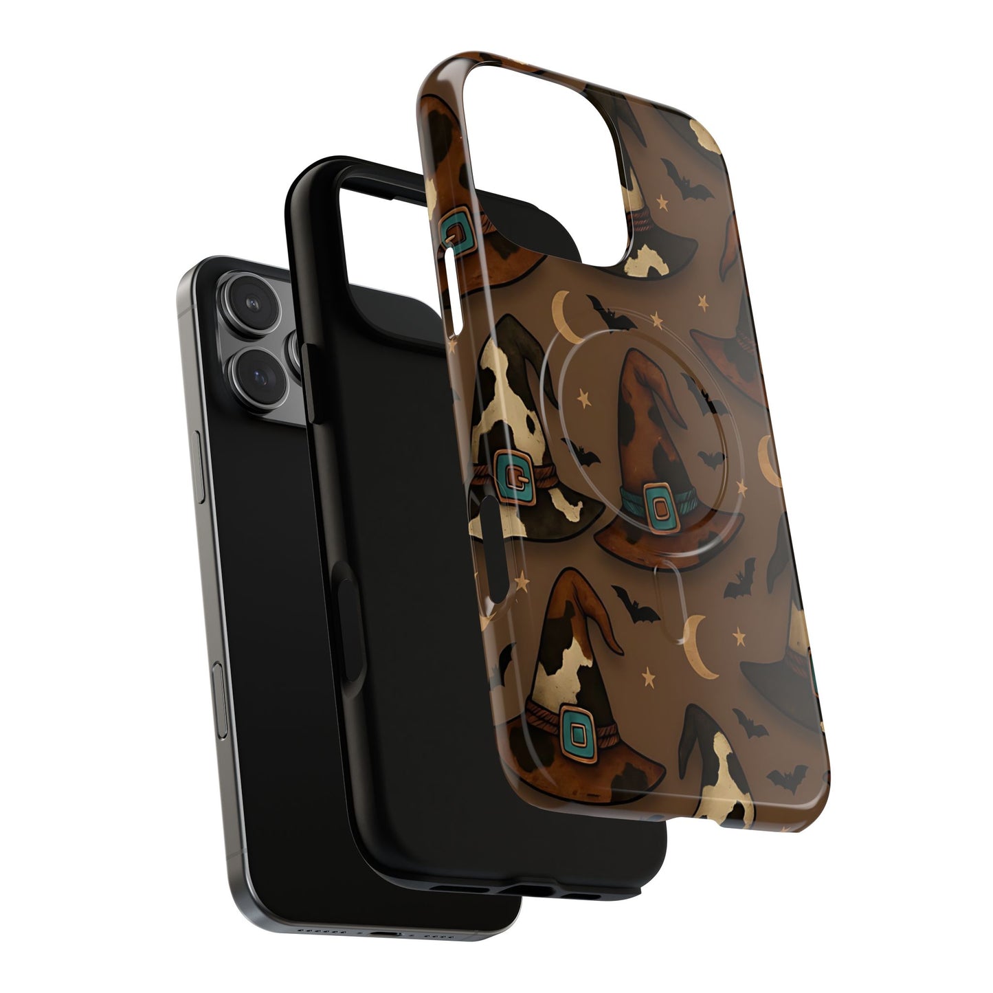 Cowhide Witch Hats Magnetic Case
