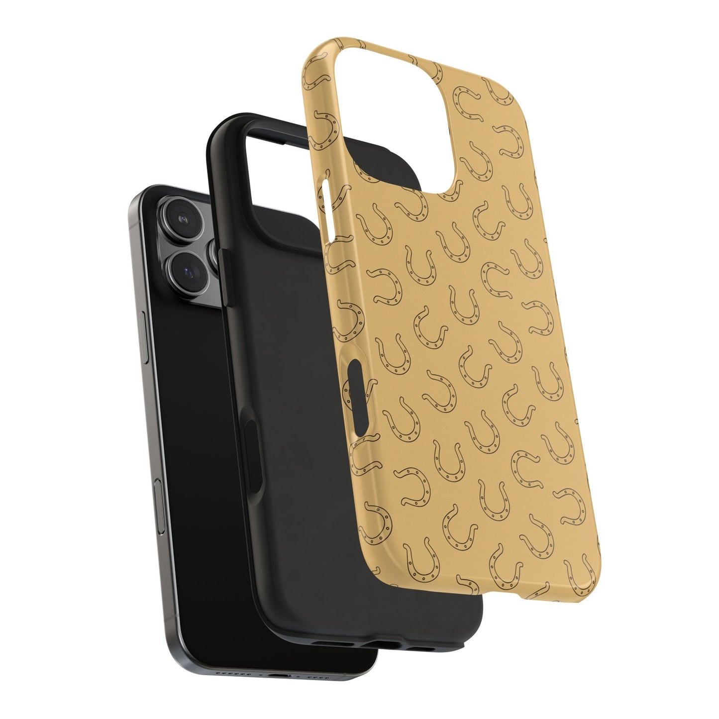 Mustard Horseshoes Phone Case