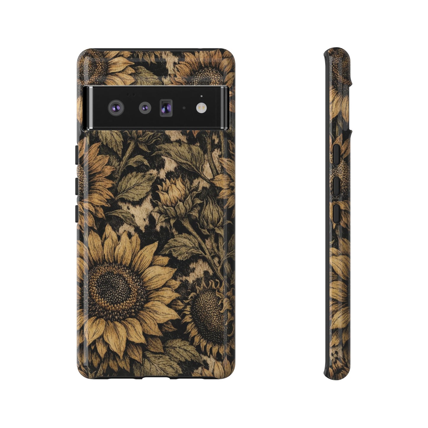 Cowhide Sunflowers Tough Case