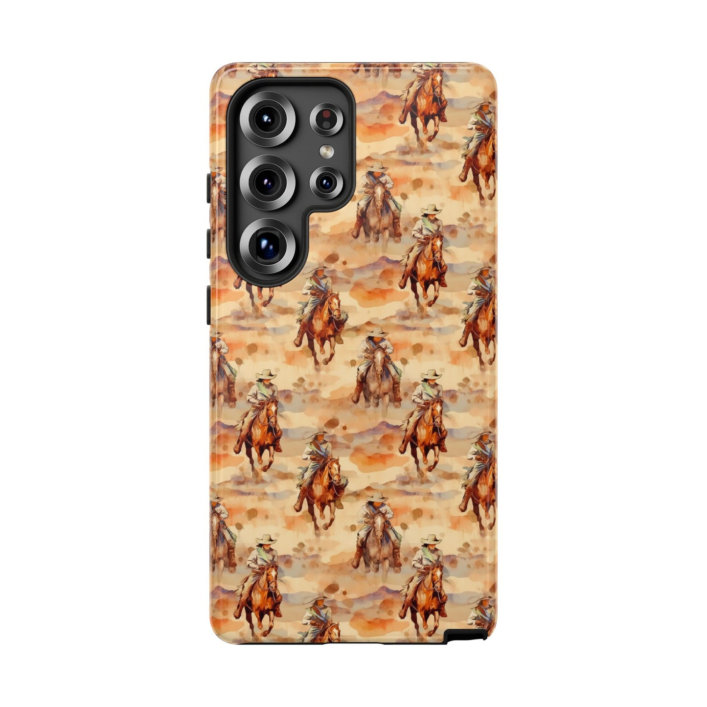 Western Horse Pattern Tough Phone Case