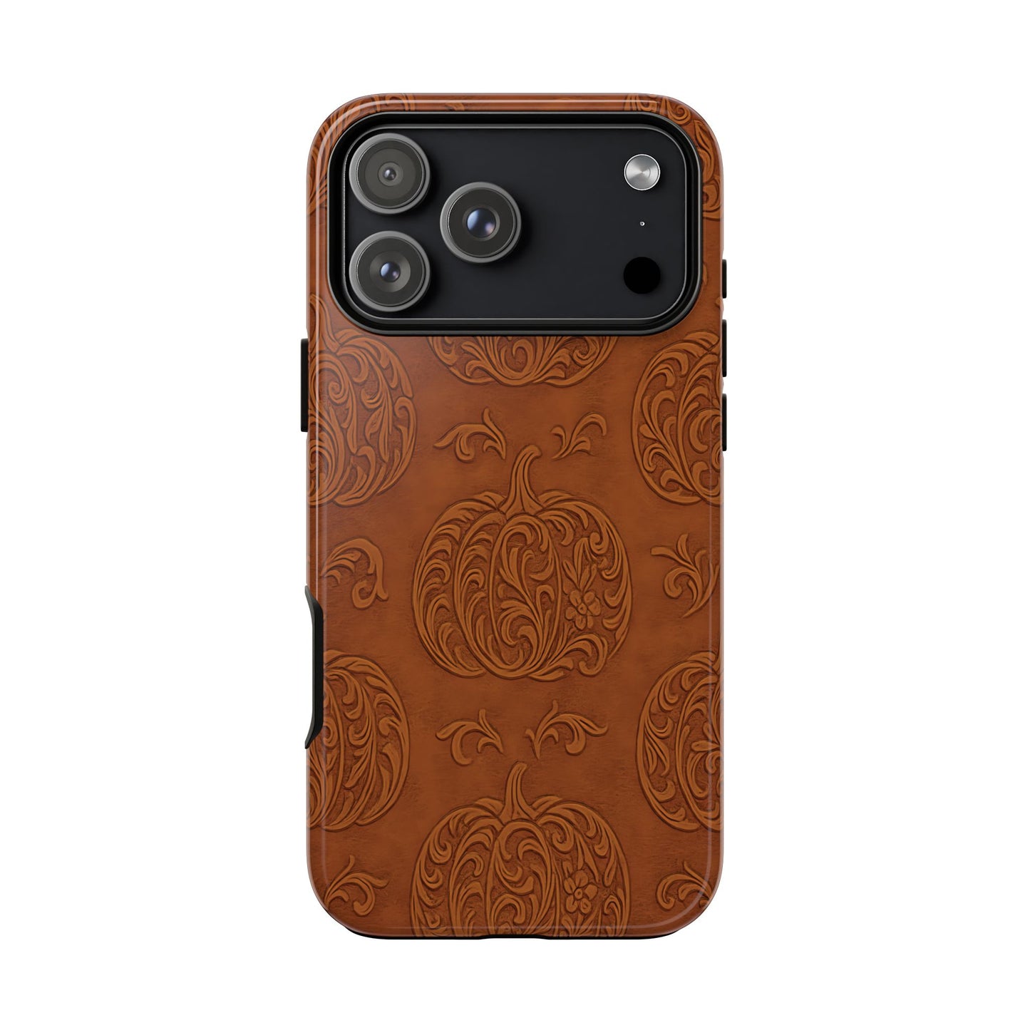 Embossed Pumpkins Tough Phone Case