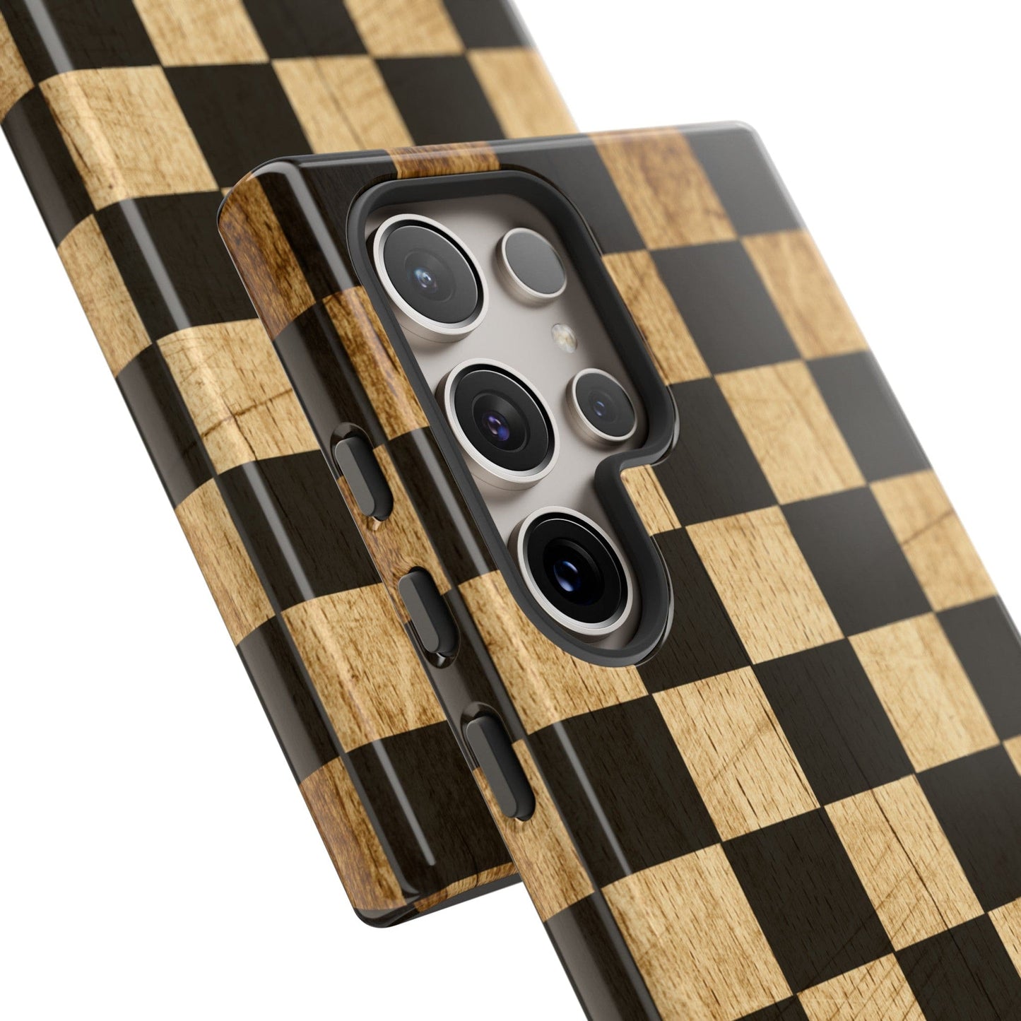 Checkered Rustic Wood Phone Case