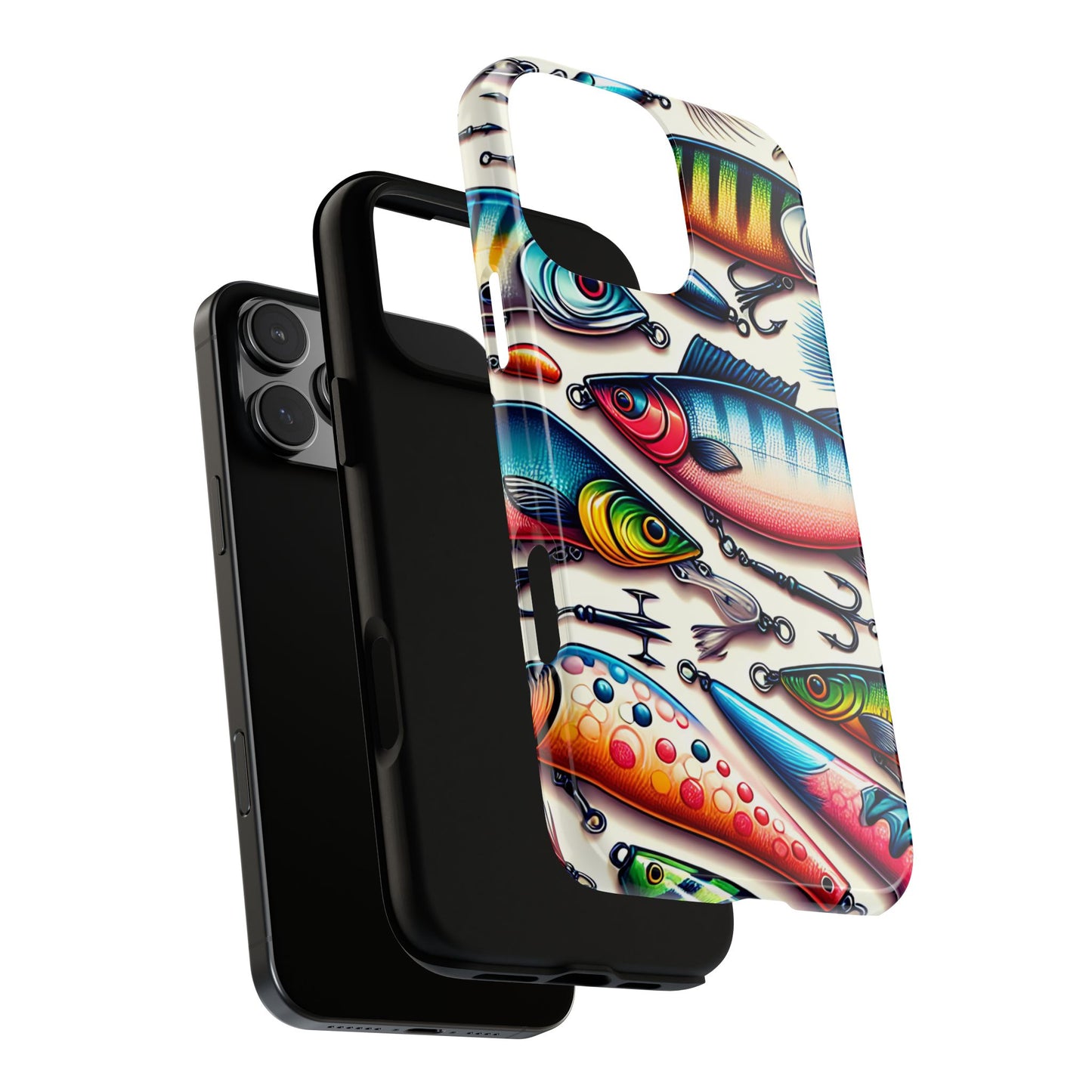 Colorful Fishing Lures Tough Phone Case