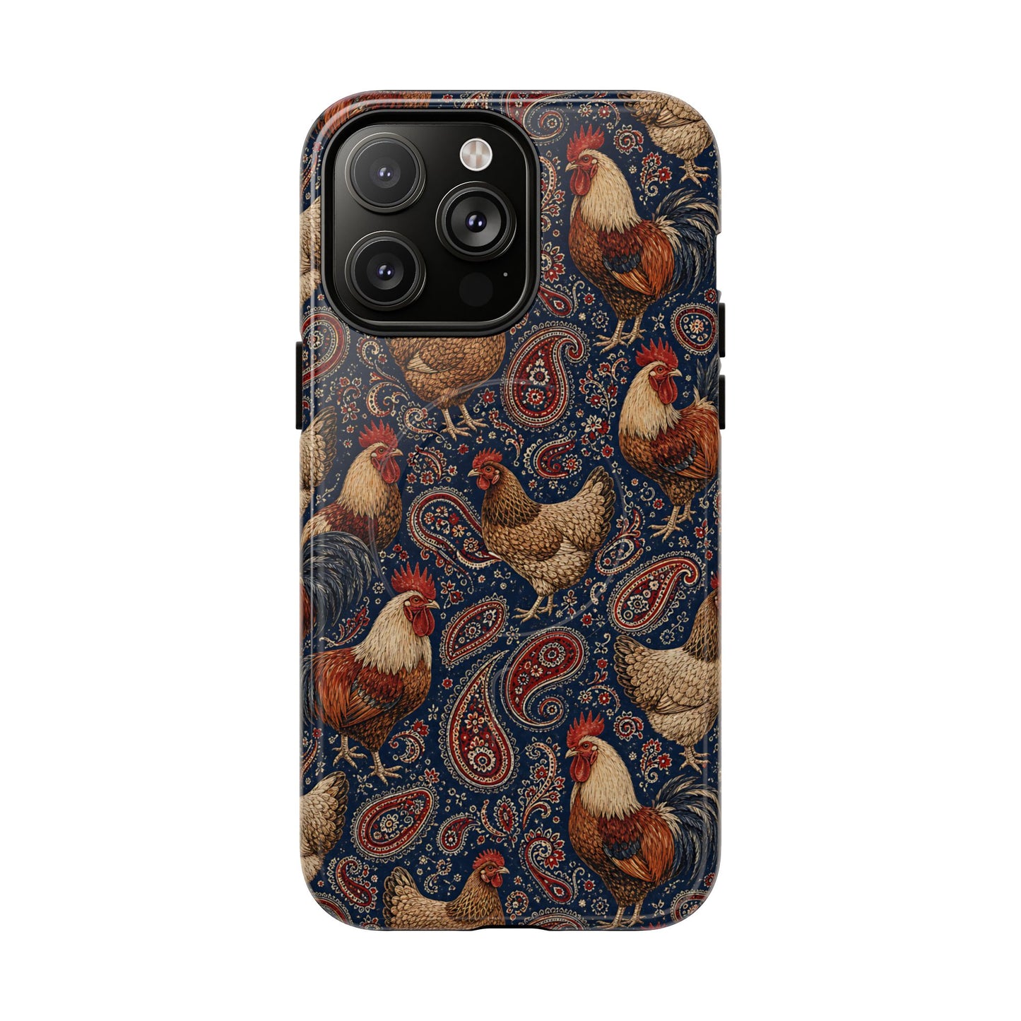 Patriotic Paisley Chickens Magnetic Case