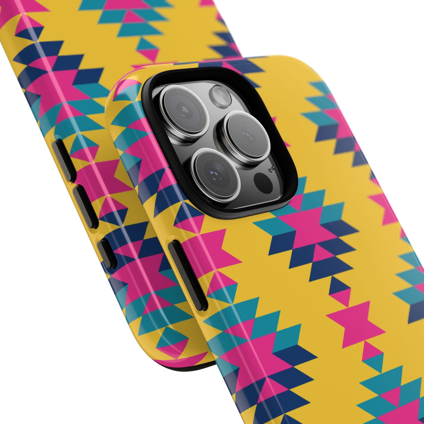 Yellow Pink Aztec Tough Phone Case