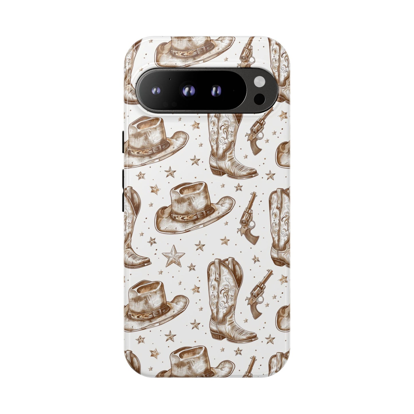 Brown Boots Tough Phone Case