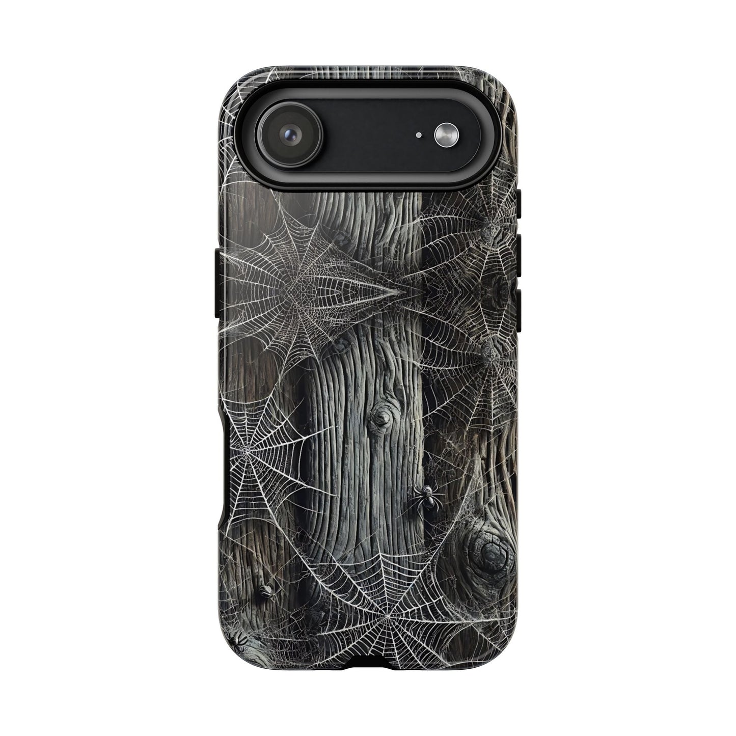 Spiderwebs Barnwood Tough Phone Case