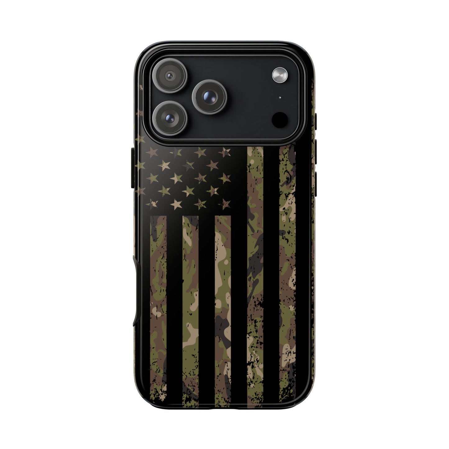 Camo Flag Patriotic Tough Phone Case