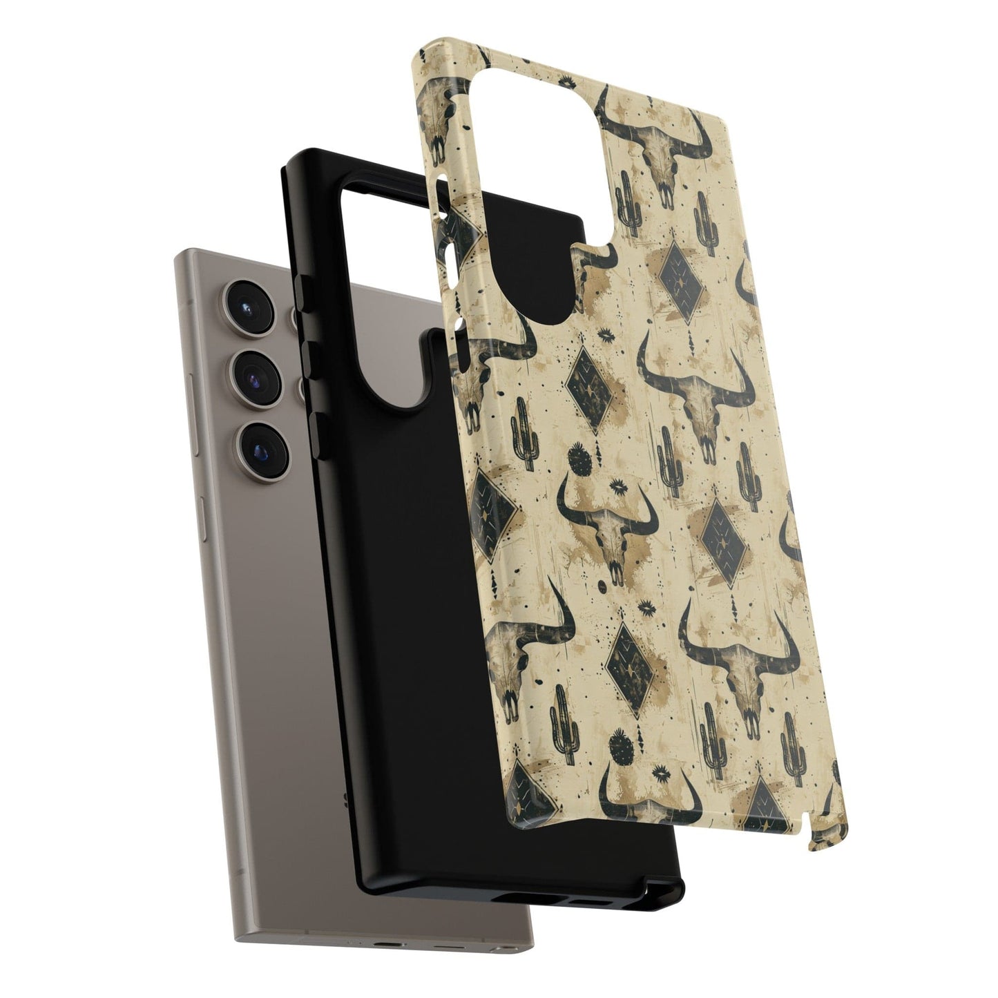 Bull Skull Grunge Phone Case