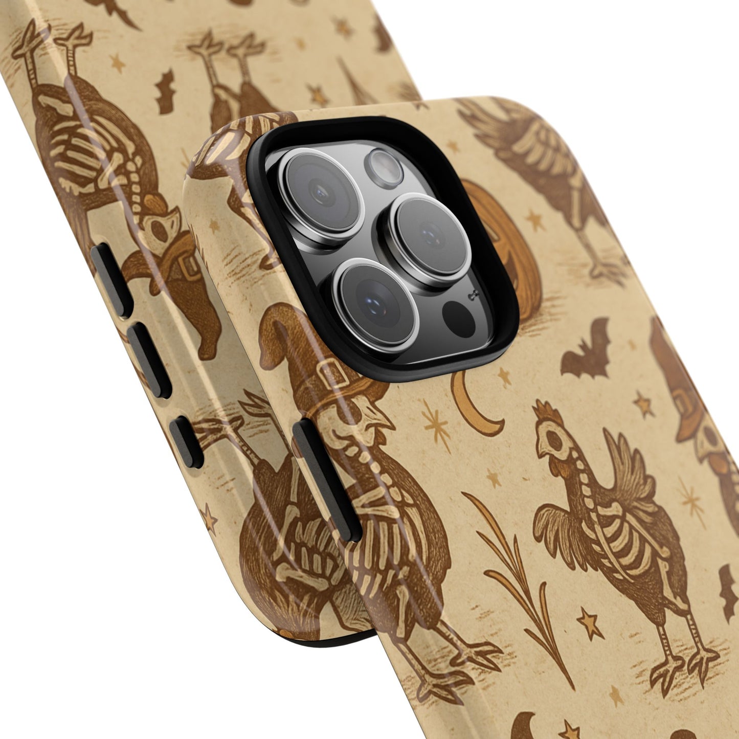 Rustic Skeleton Chickens Tough Phone Case