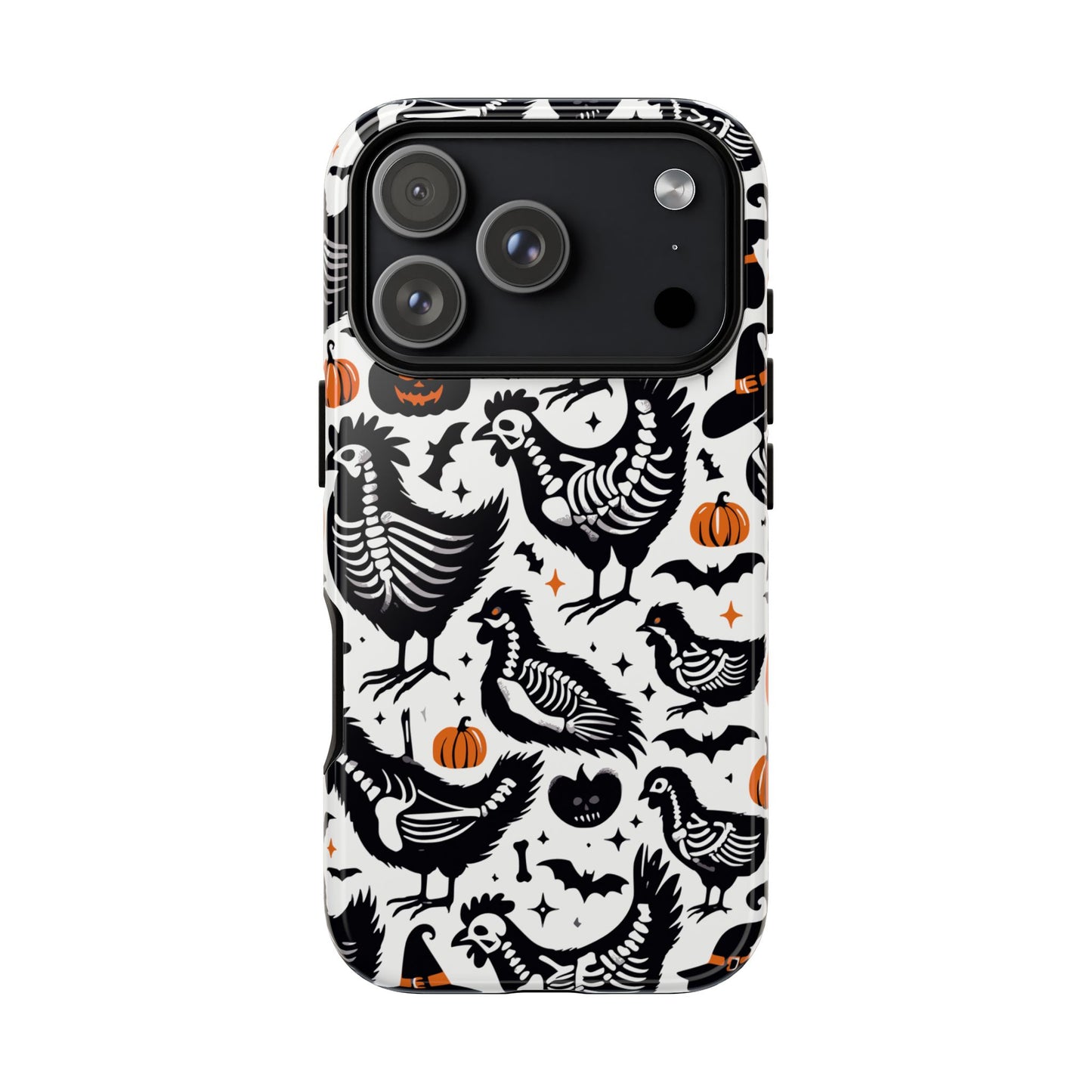 Skeleton Chickens Tough Phone Case