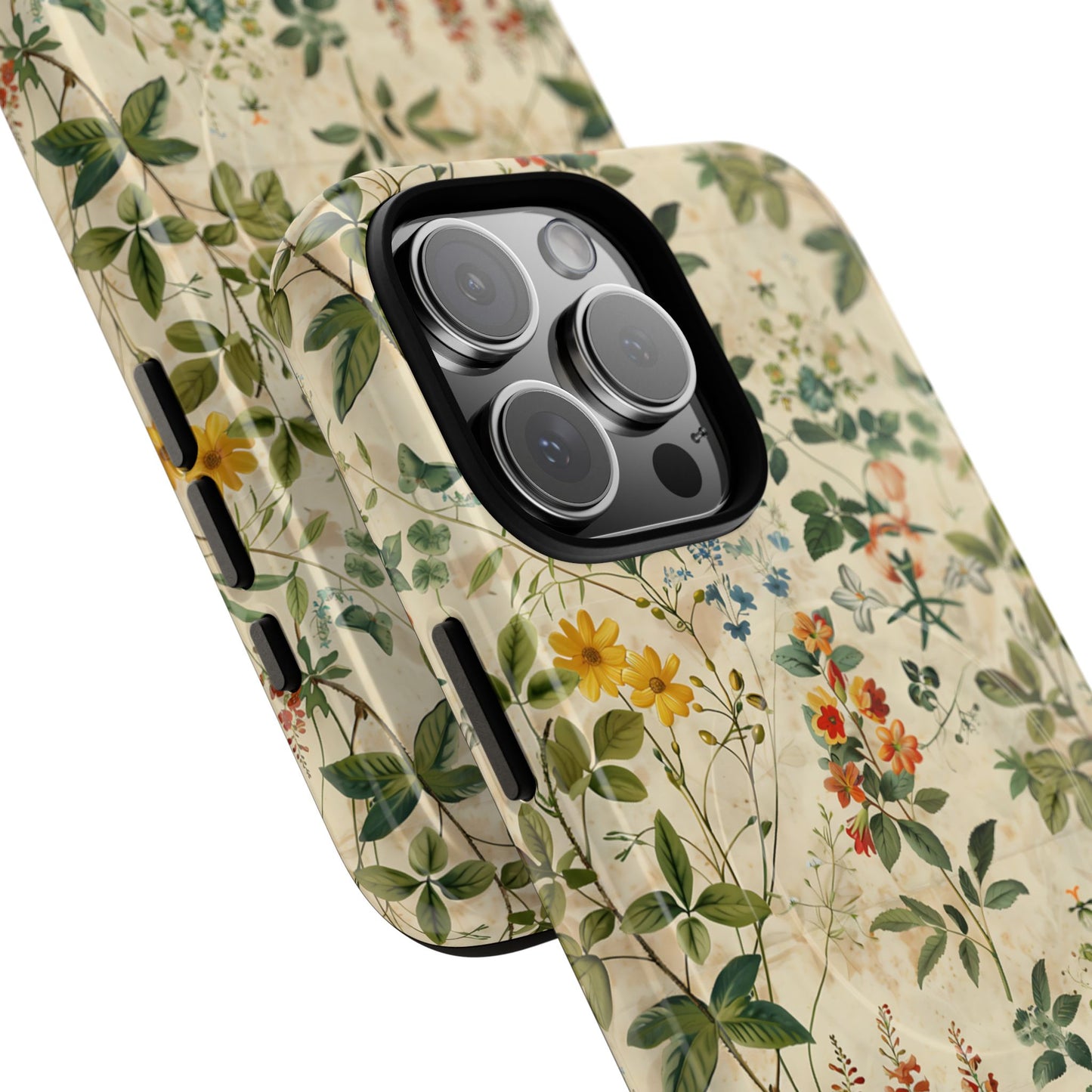 Vintage Floral Magnetic Case