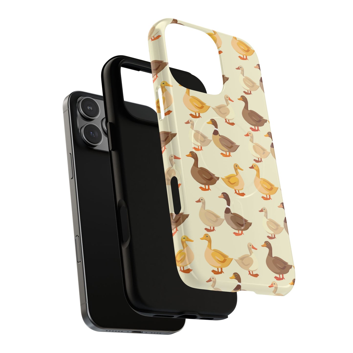 Yellow Brown Ducks Magnetic Case