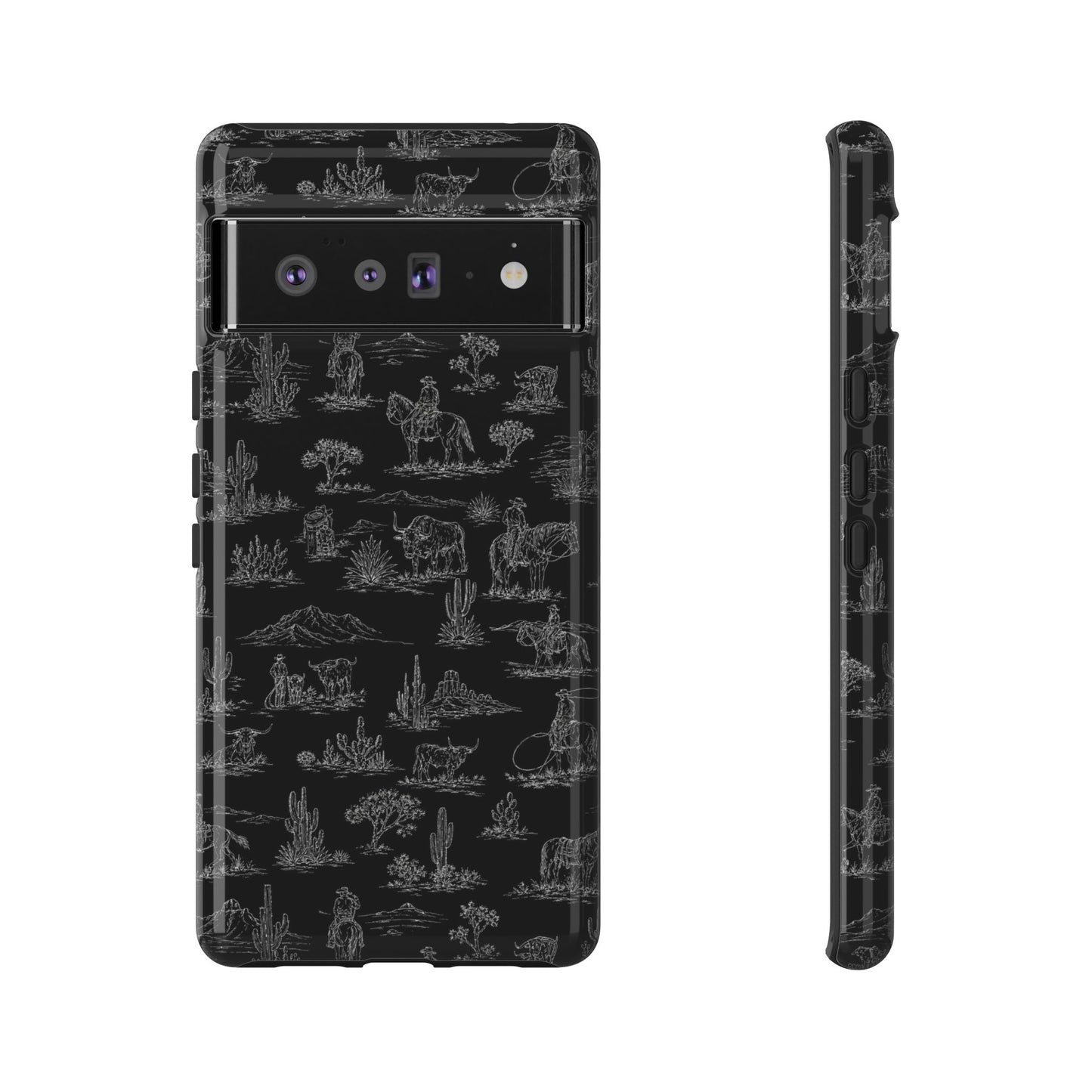 Midnight Toile Tough Case