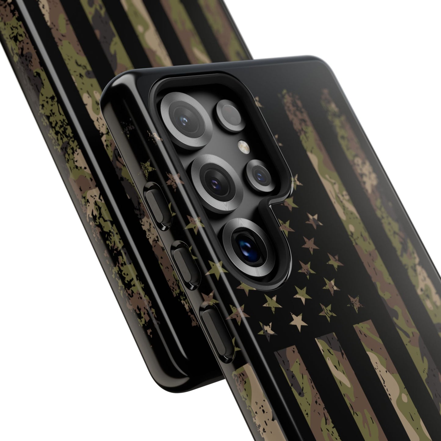 Camo Flag Patriotic Tough Phone Case