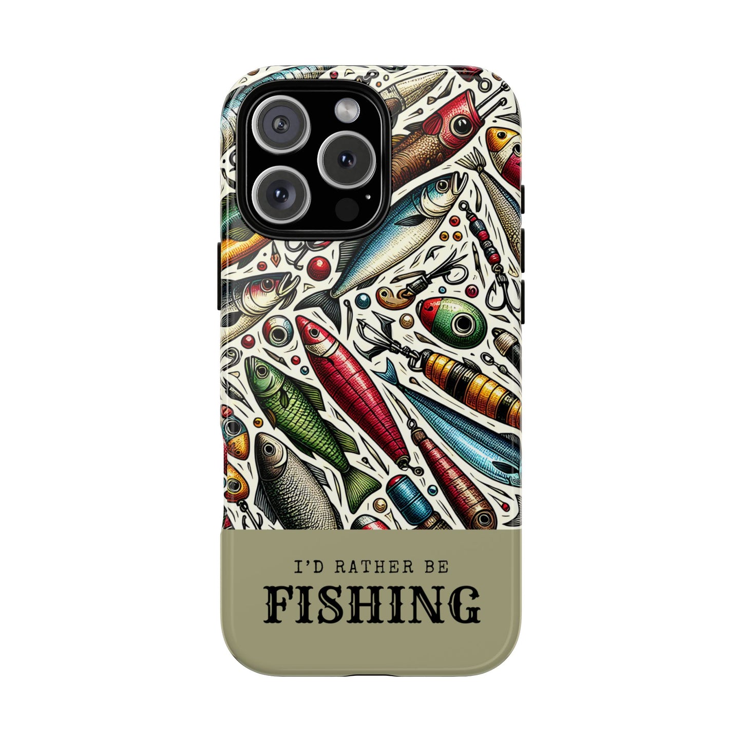 Id Rather Be Fishing Tough Phone Case