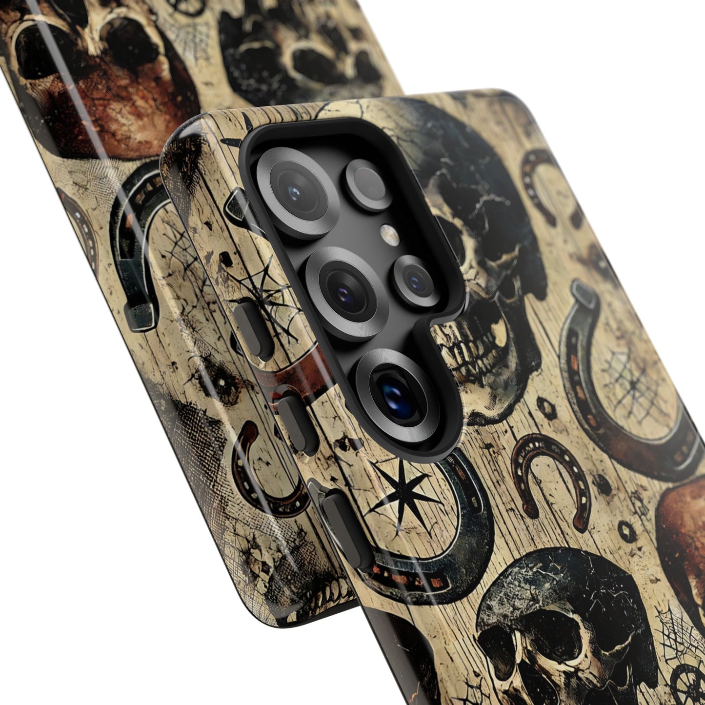 Skulls and Horseshoes Tough Phone Case