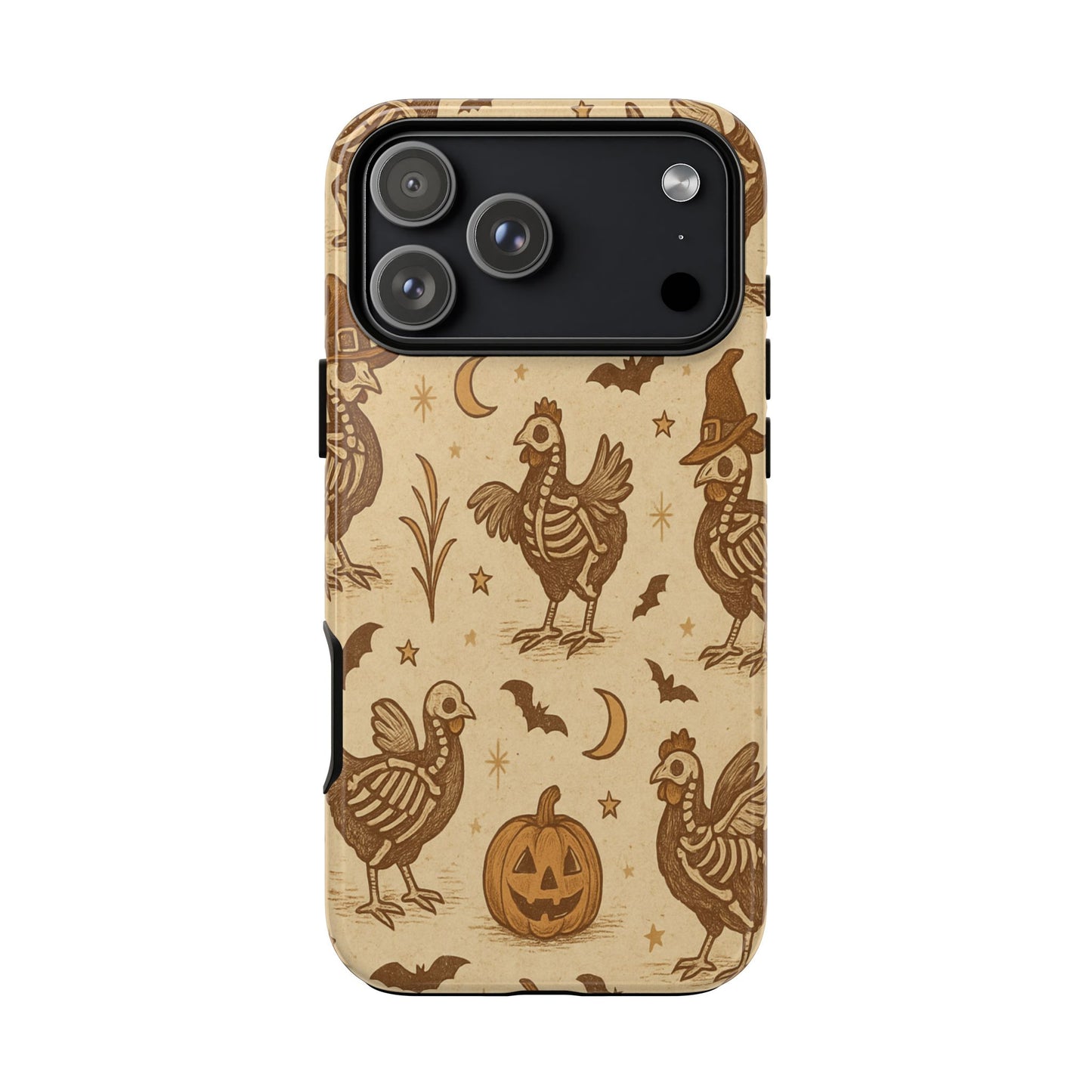 Rustic Skeleton Chickens Tough Phone Case