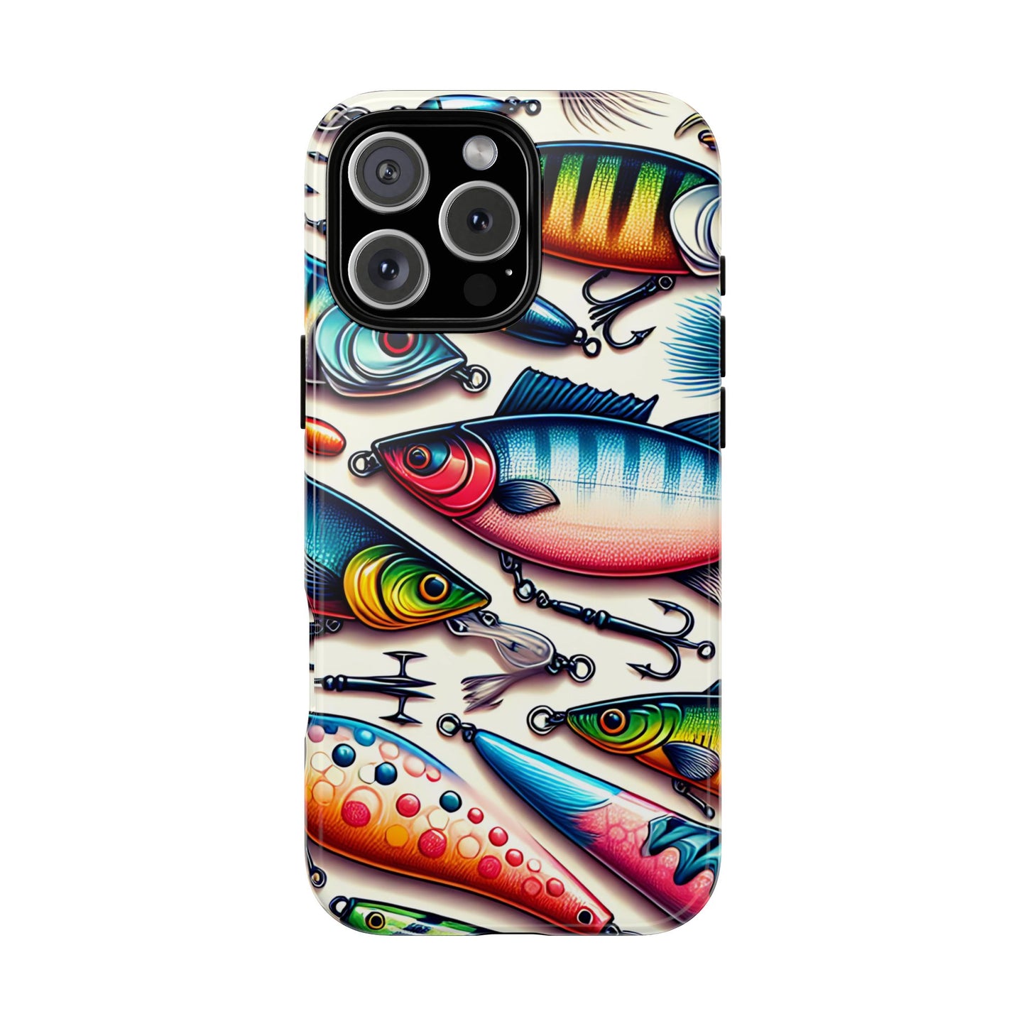Colorful Fishing Lures Tough Phone Case