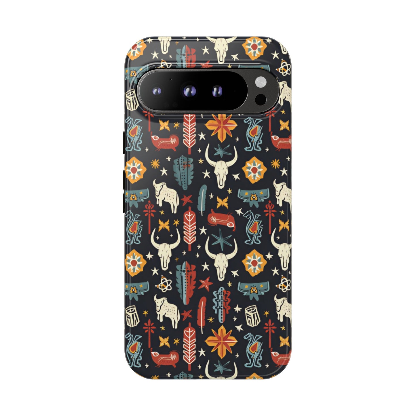 Colorful Western Tough Phone Case