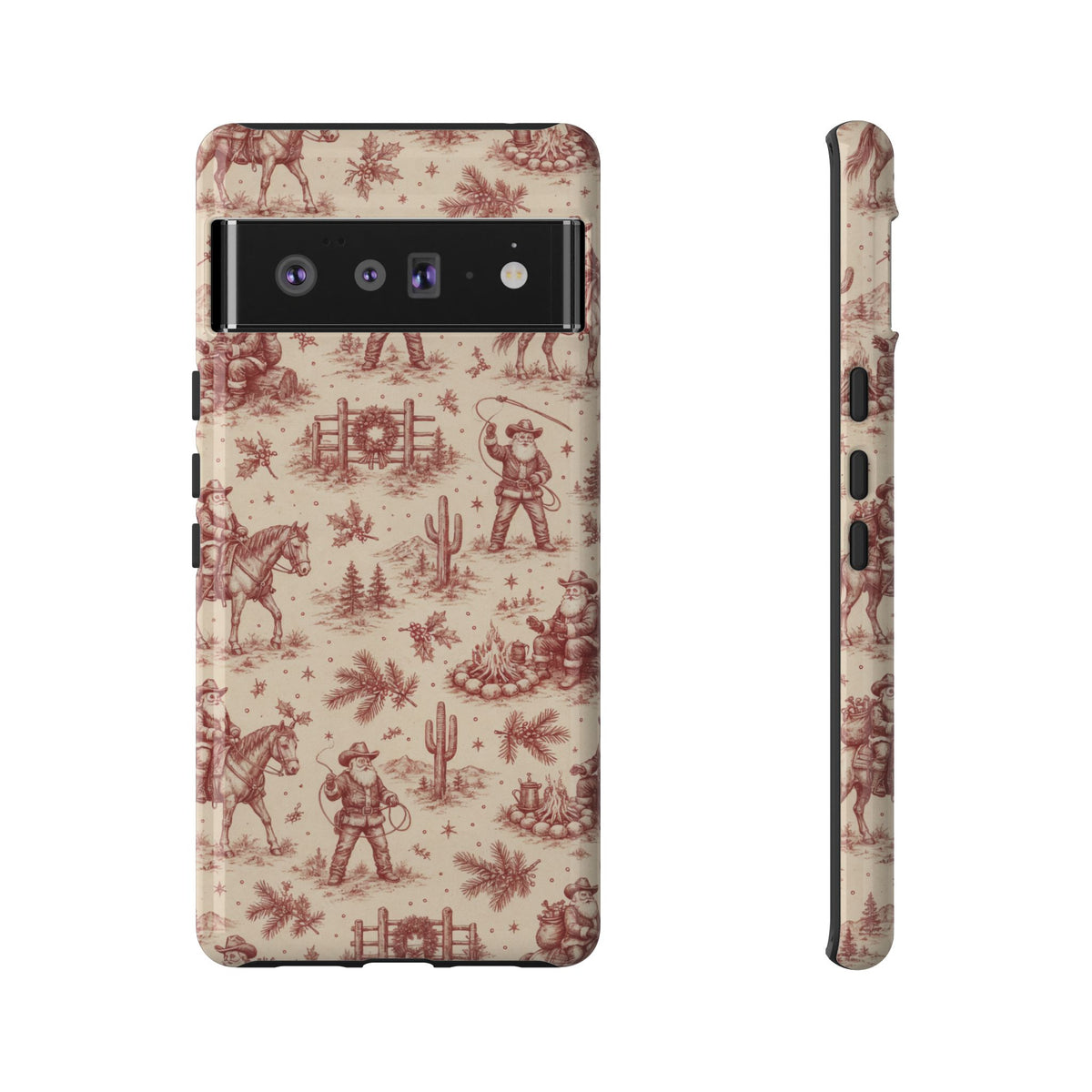 Cowboy Santa Toile Tough Case