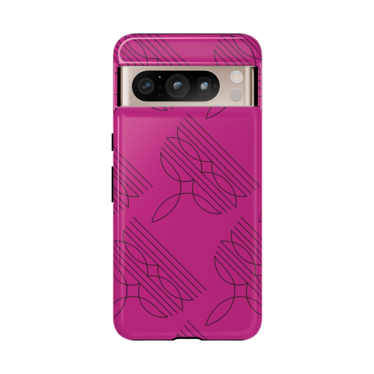 Boot Stitch Pattern Phone Case-Pink