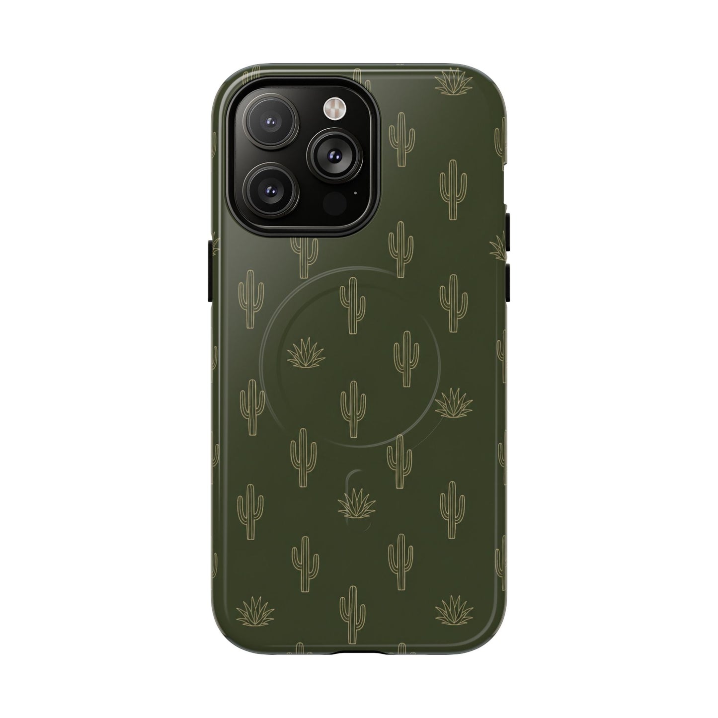 Green Cactus Magnetic Case