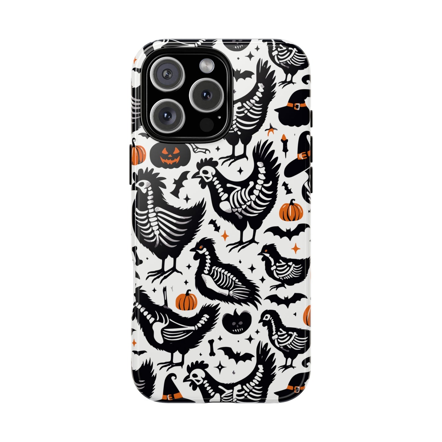 Skeleton Chickens Tough Phone Case