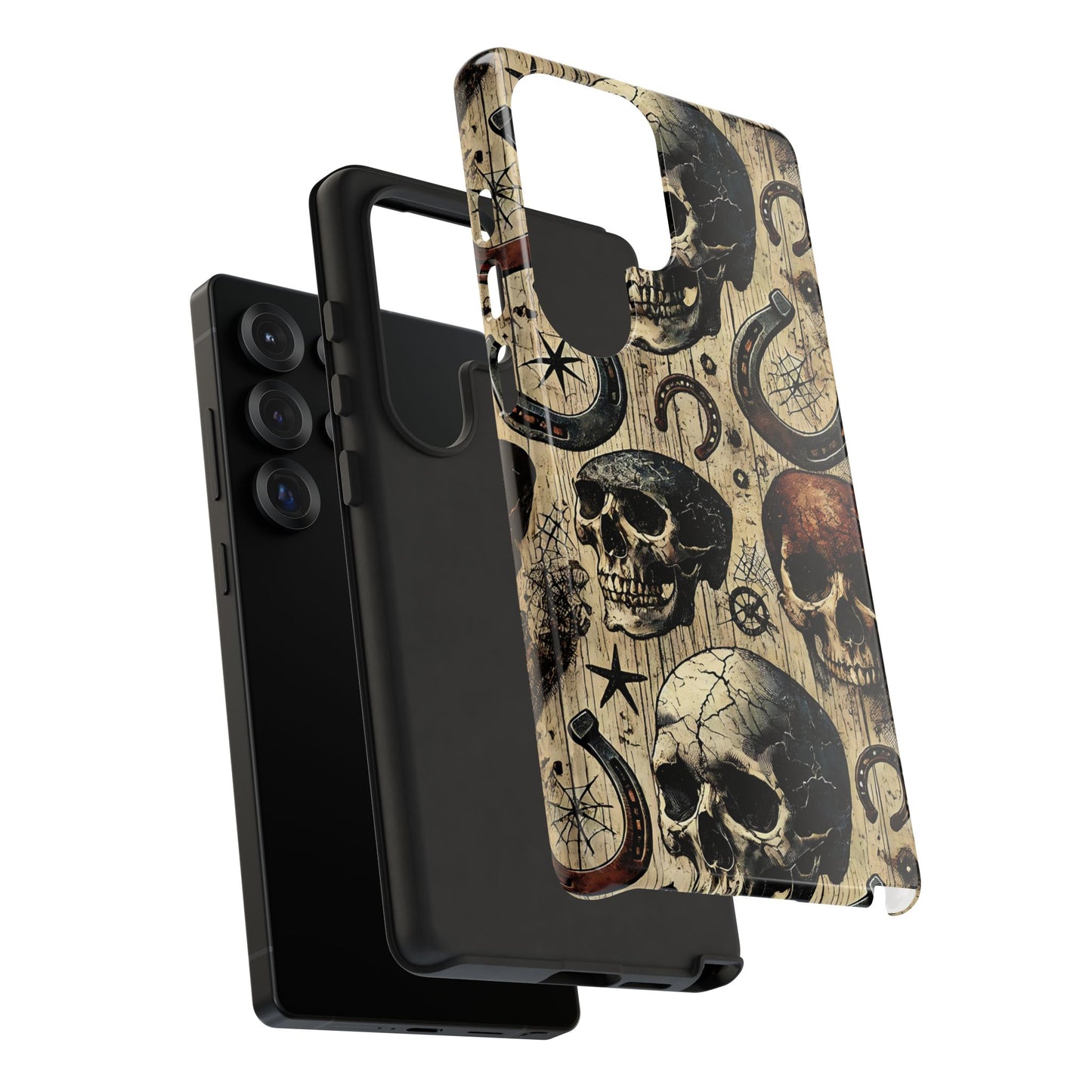 Skulls and Horseshoes Tough Phone Case