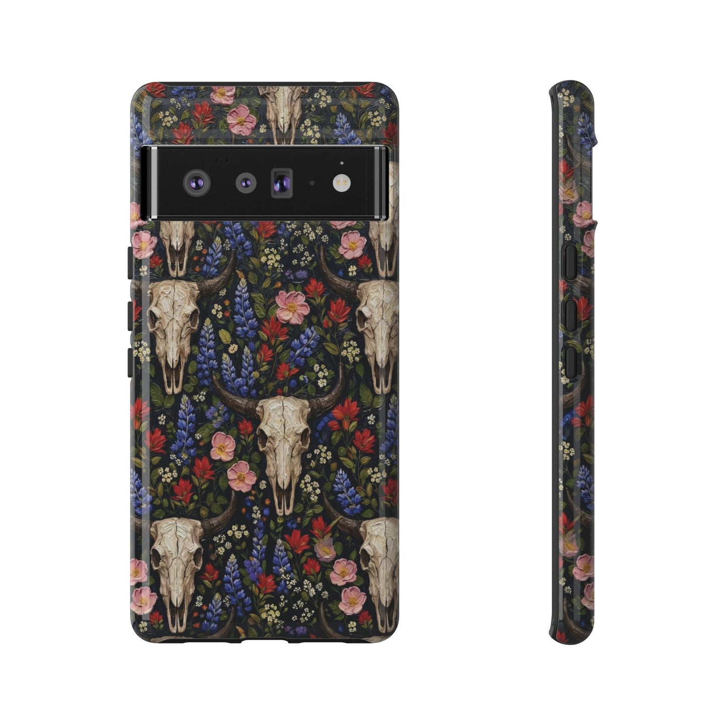 Floral Skull Tough Case