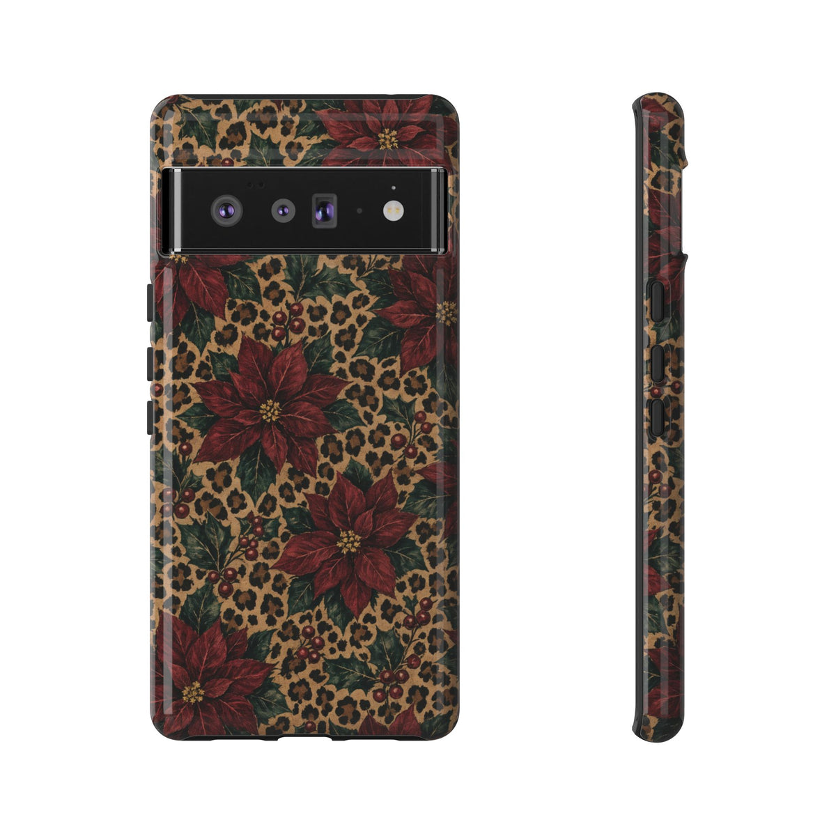 Leopard Poinsettia Tough Case