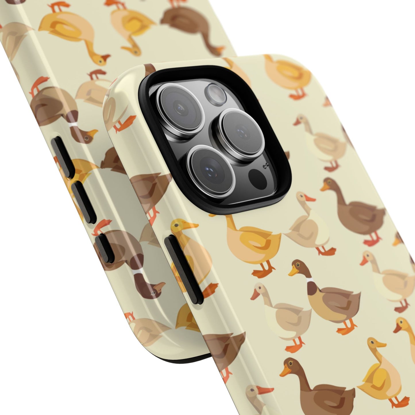 Yellow Brown Ducks Tough Phone Case