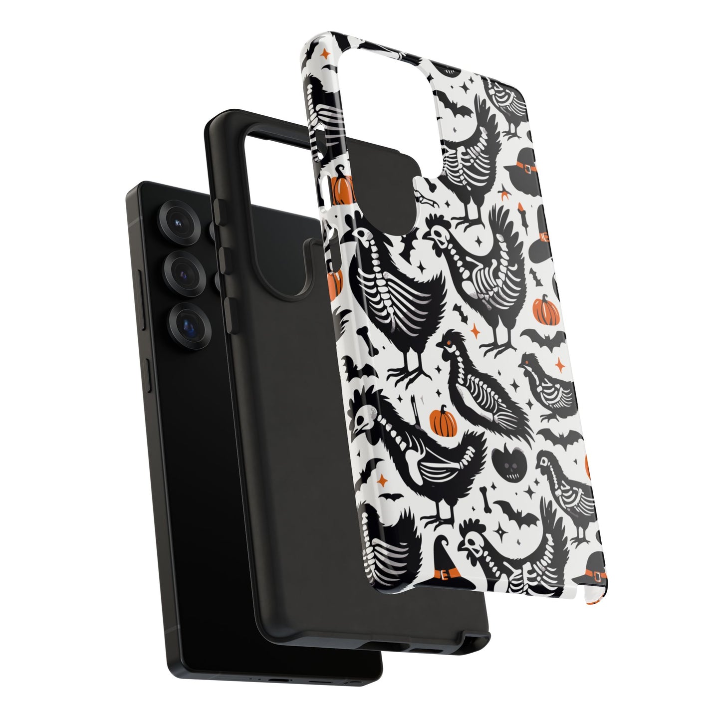 Skeleton Chickens Tough Phone Case
