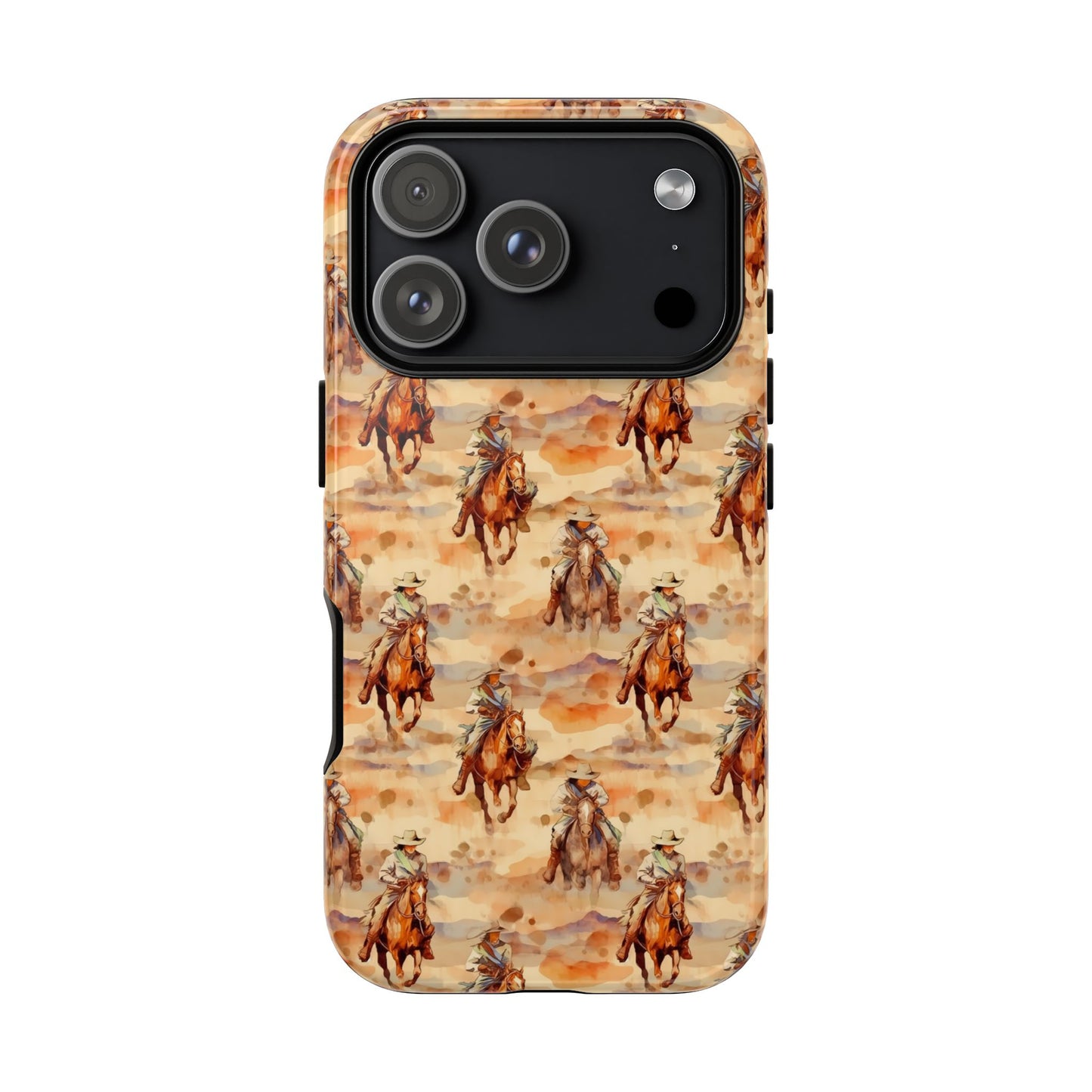 Western Horse Pattern Tough Phone Case
