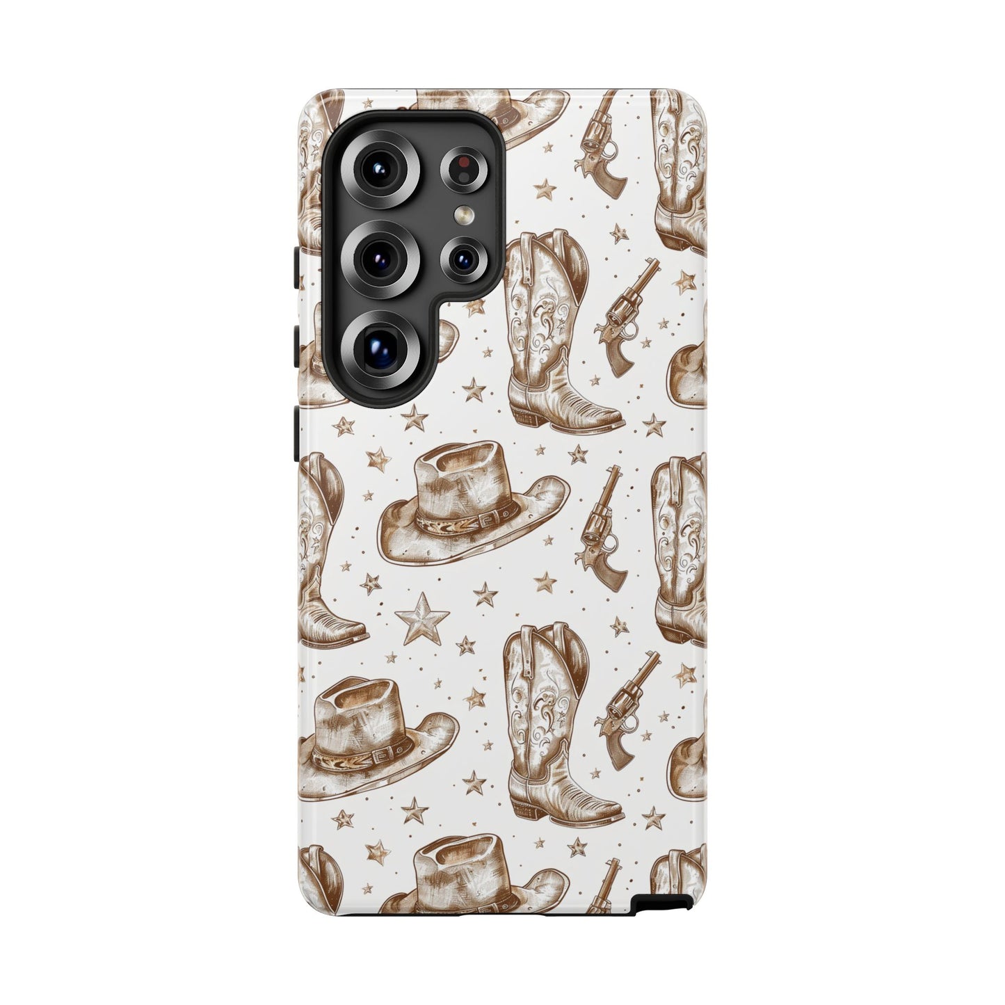 Brown Boots Tough Phone Case