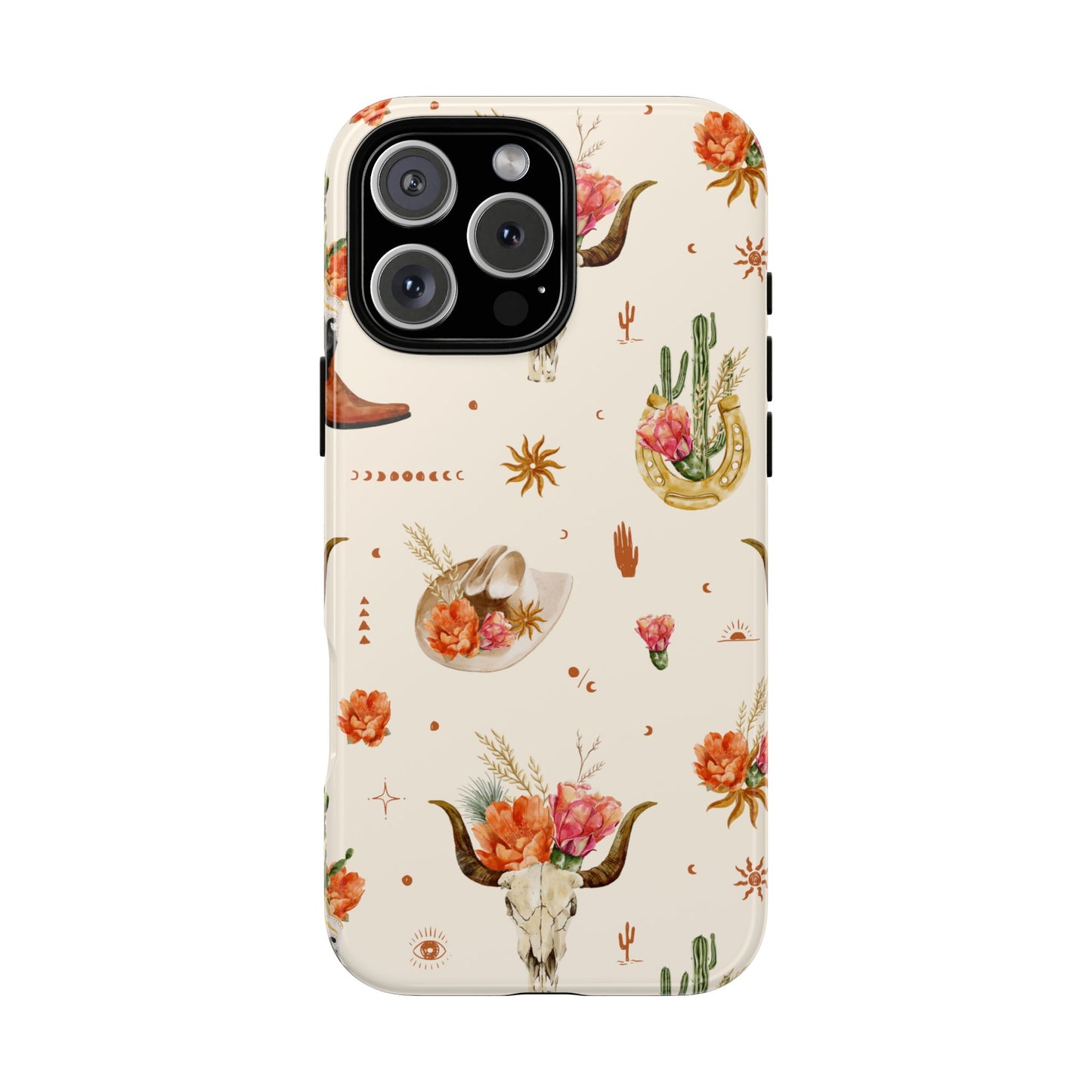 Western Floral Tough Phone Case