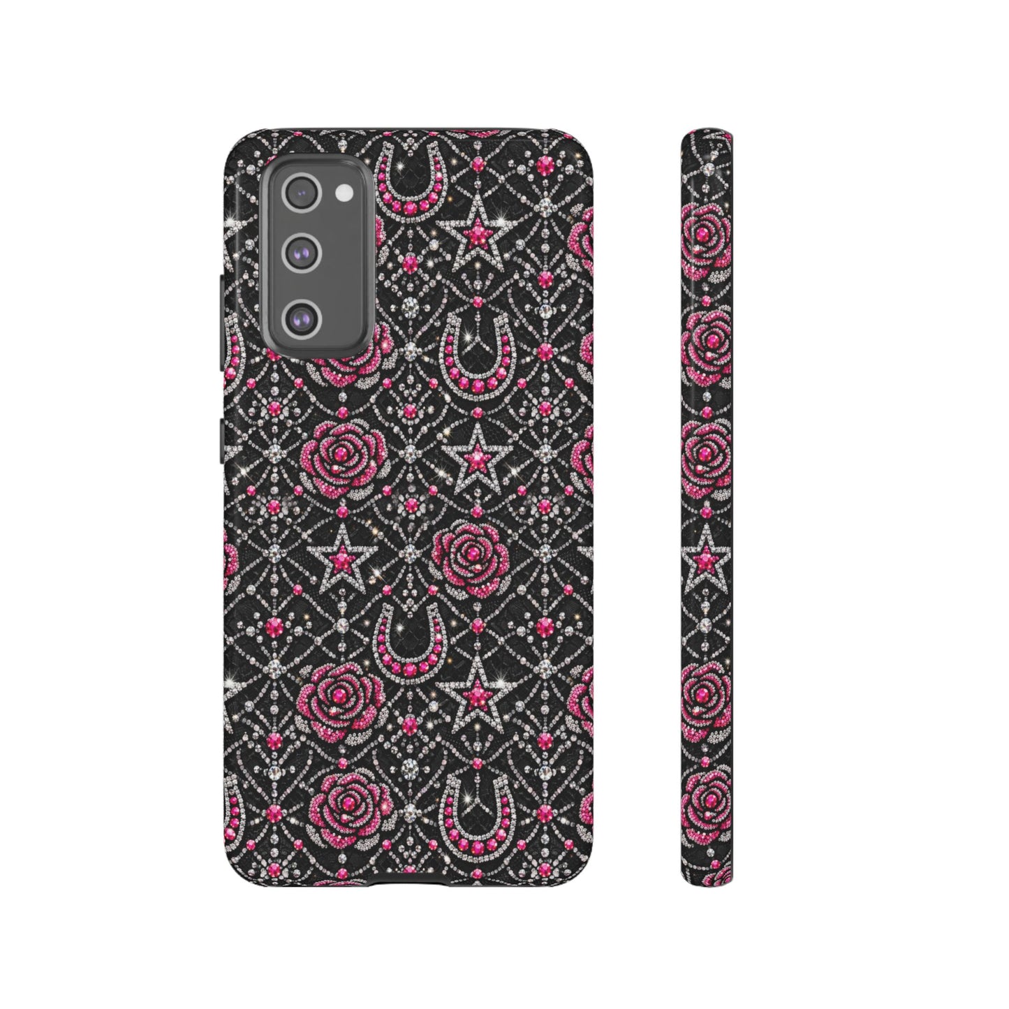 Rhinestone Rose Tough Case