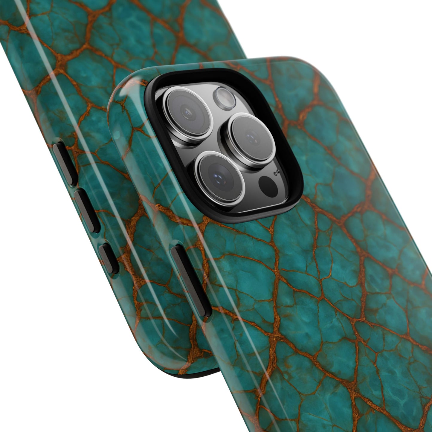 Cracked Jade Tough Phone Case