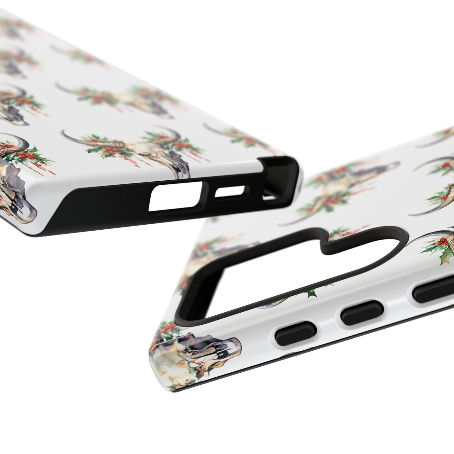 Christmas Bull Skull Phone Case